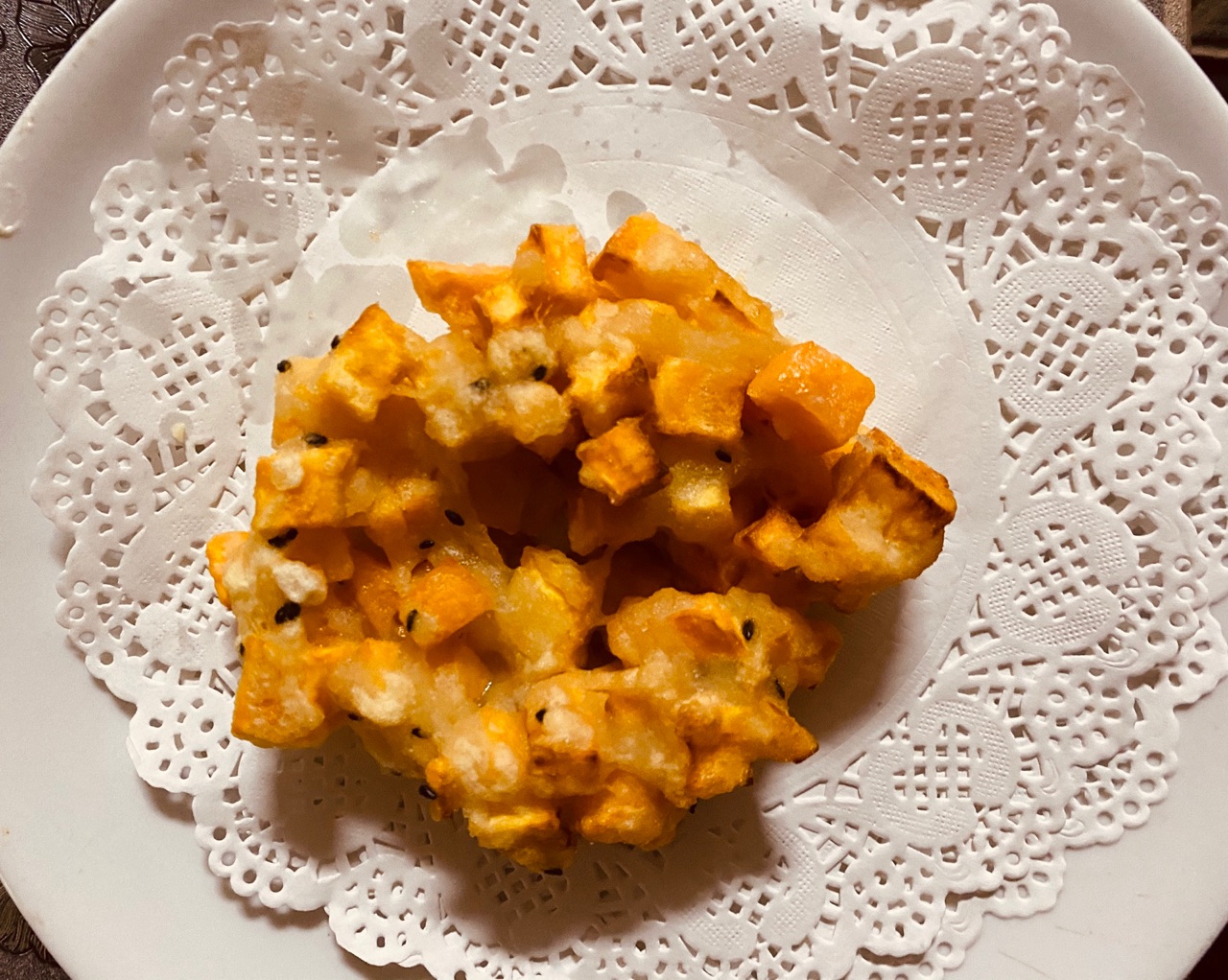 香甜红薯饼+营养汤