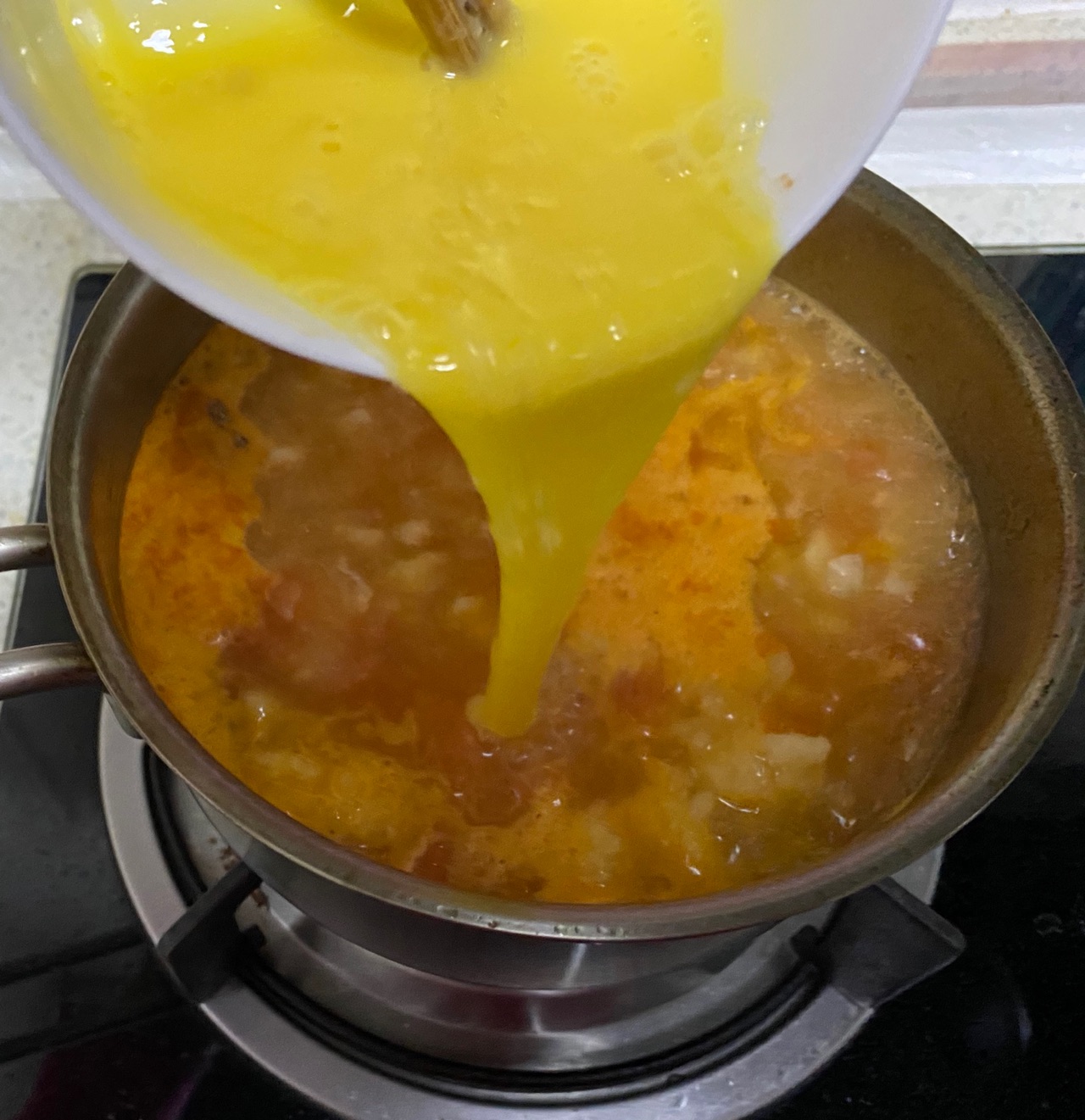 香甜红薯饼+营养汤
