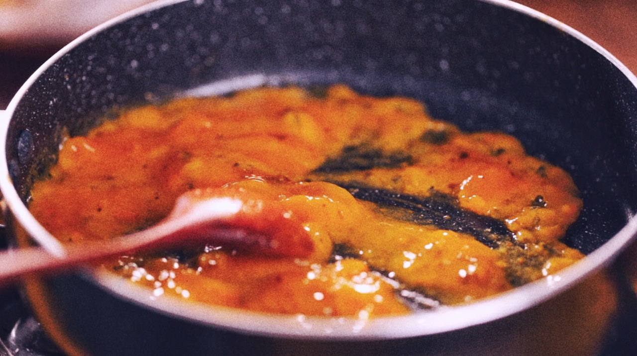 香甜柿子糯米饼