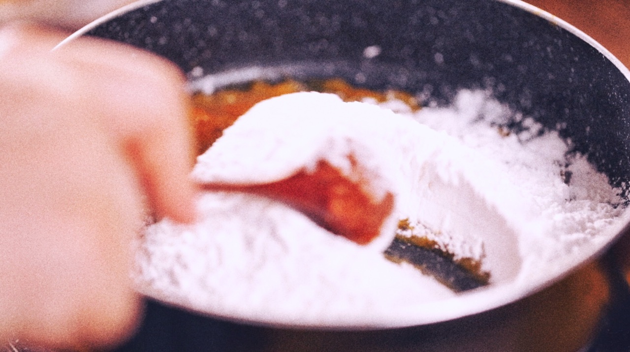 香甜柿子糯米饼