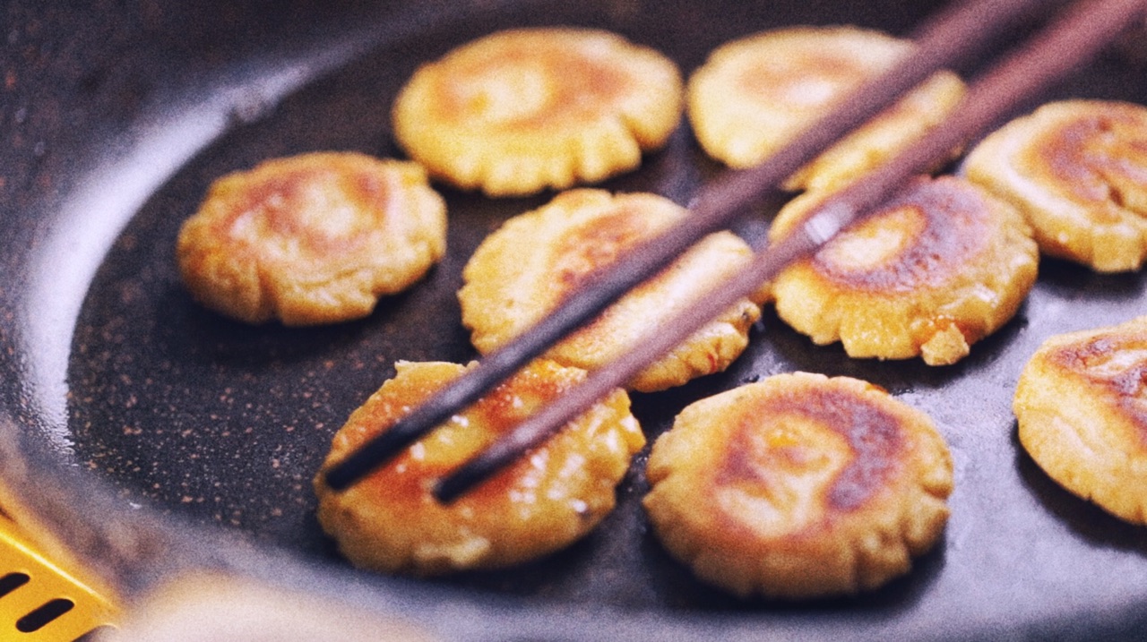 香甜柿子糯米饼