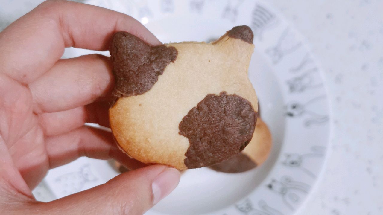 【香甜酥脆】炼乳花猫饼干