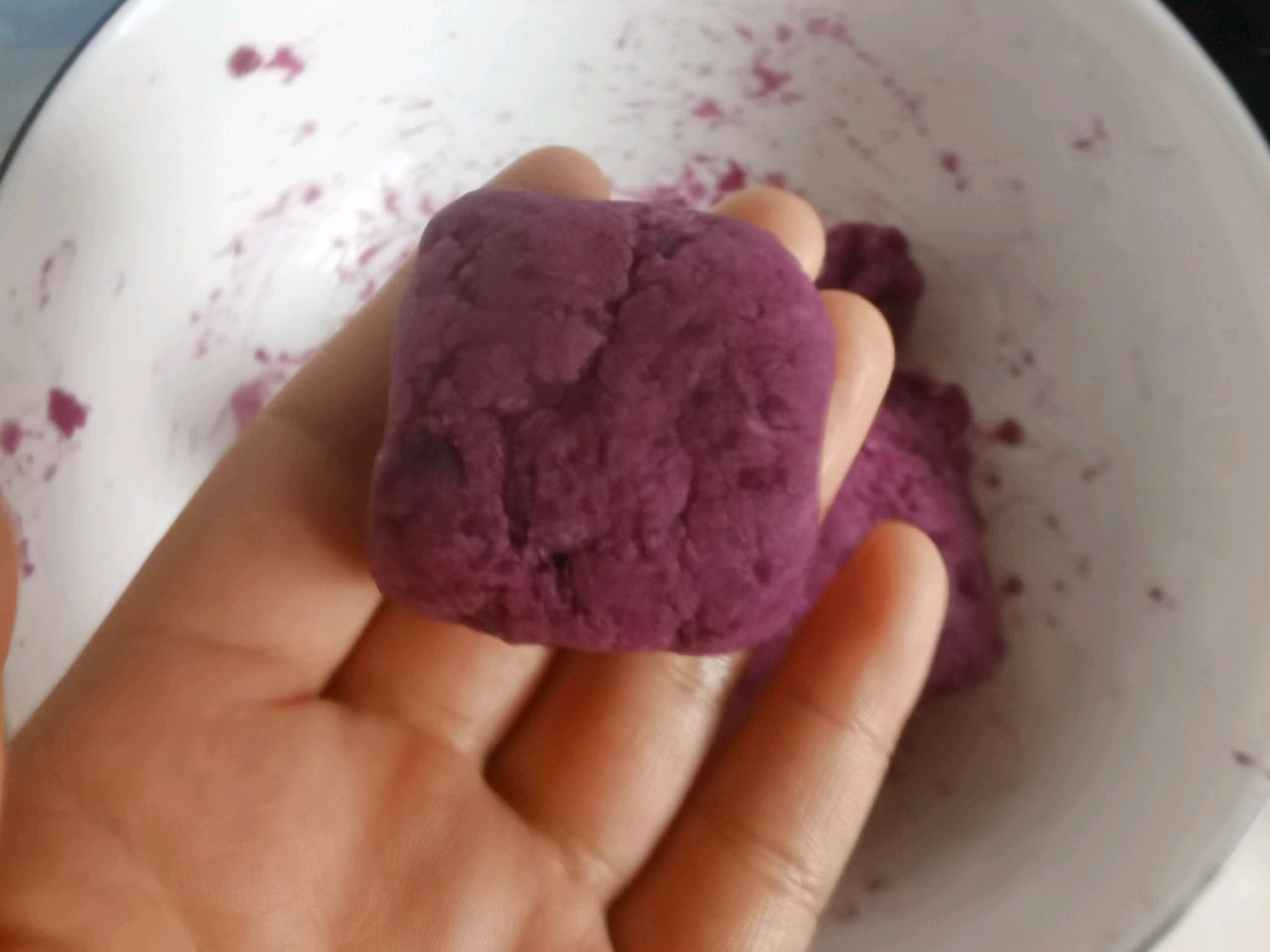 香甜紫薯饼