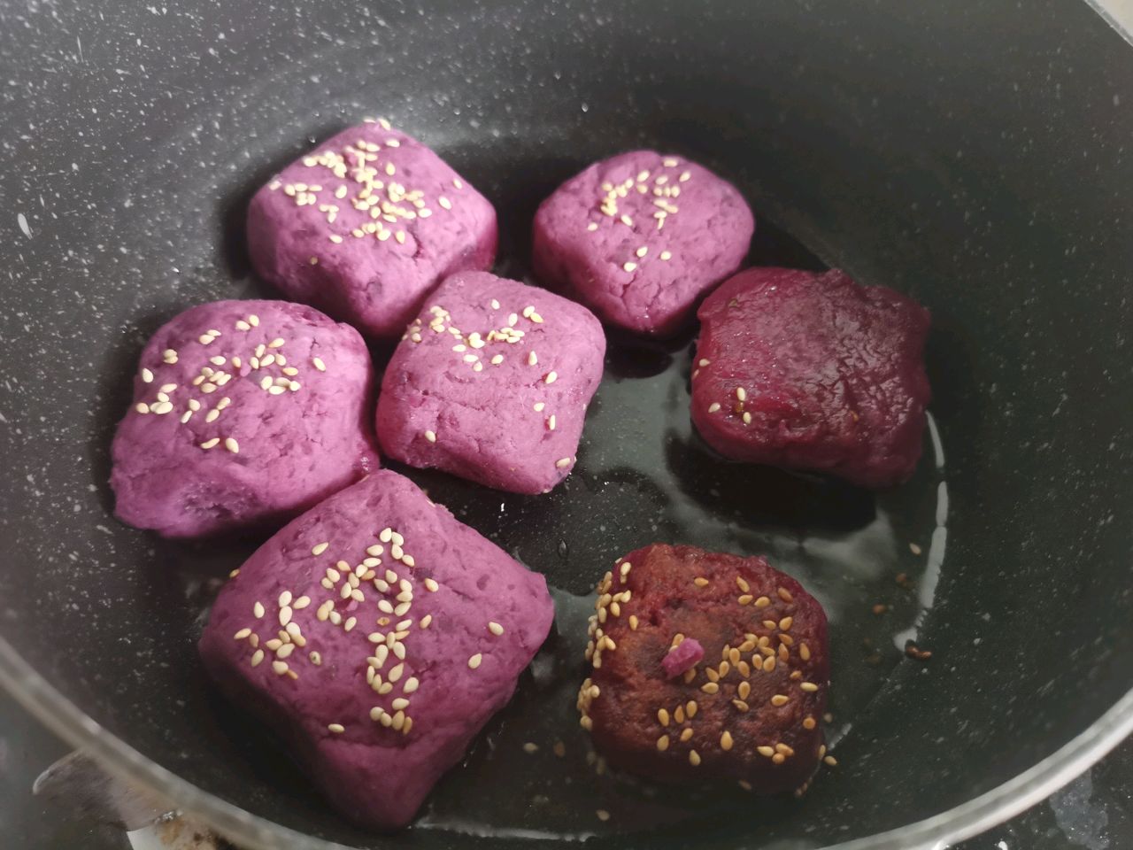 香甜紫薯饼