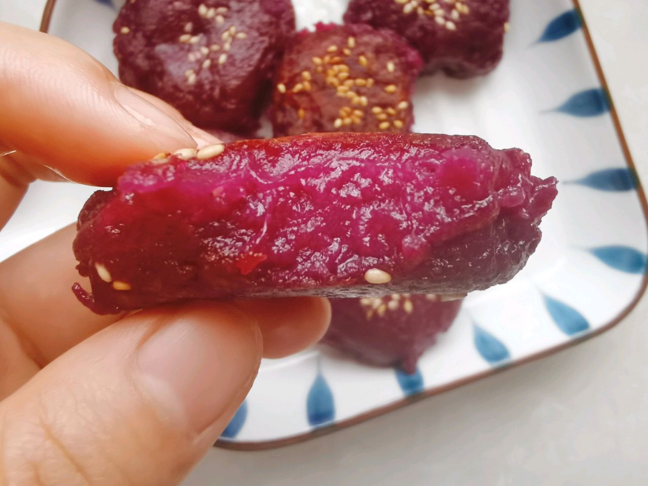 香甜紫薯饼