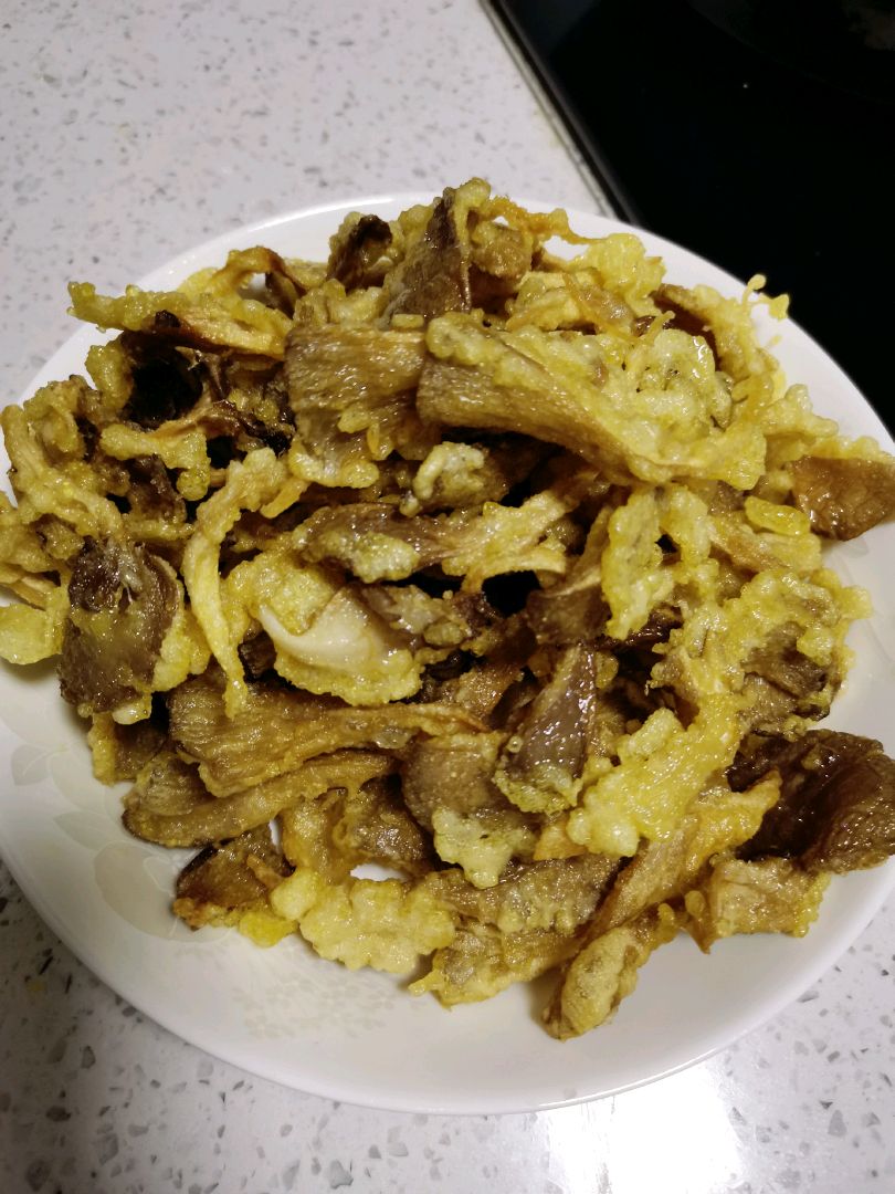香炸平菇