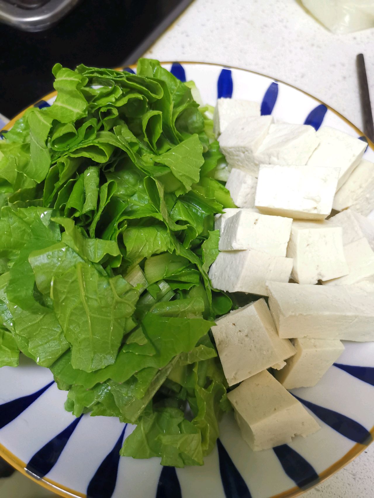 小白菜豆腐汤