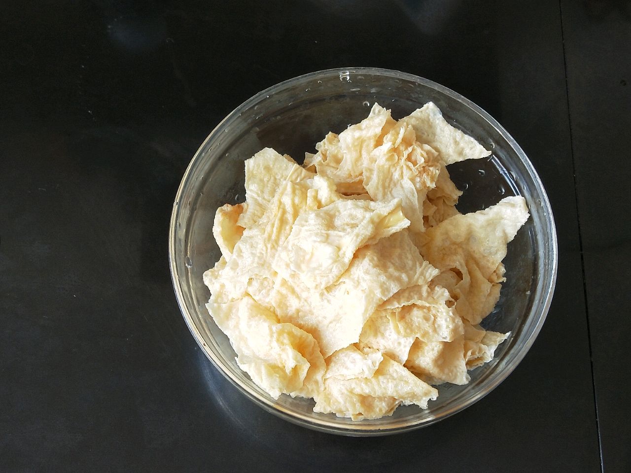 小炒腐竹韭菜