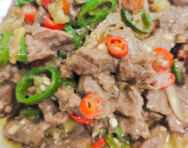 小炒黄牛肉