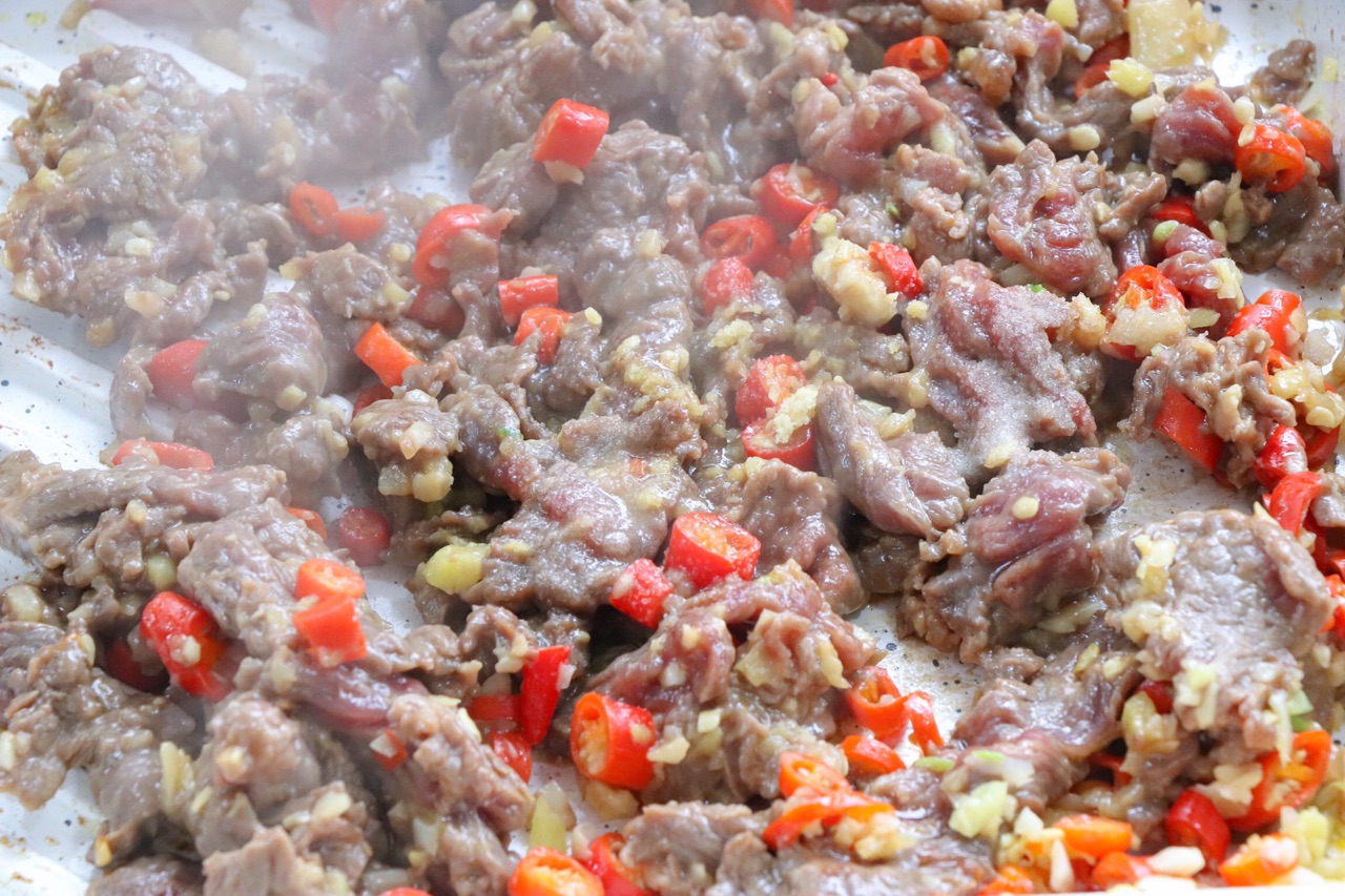 小炒黄牛肉