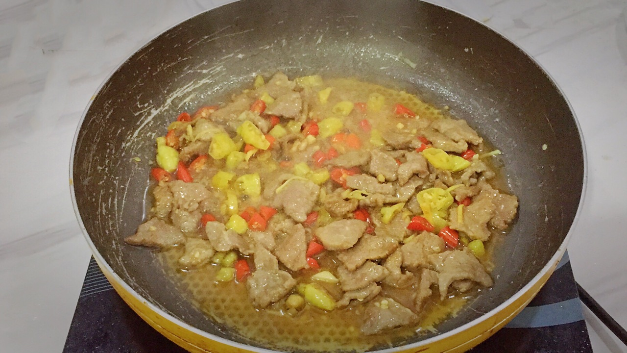 小炒黄牛肉