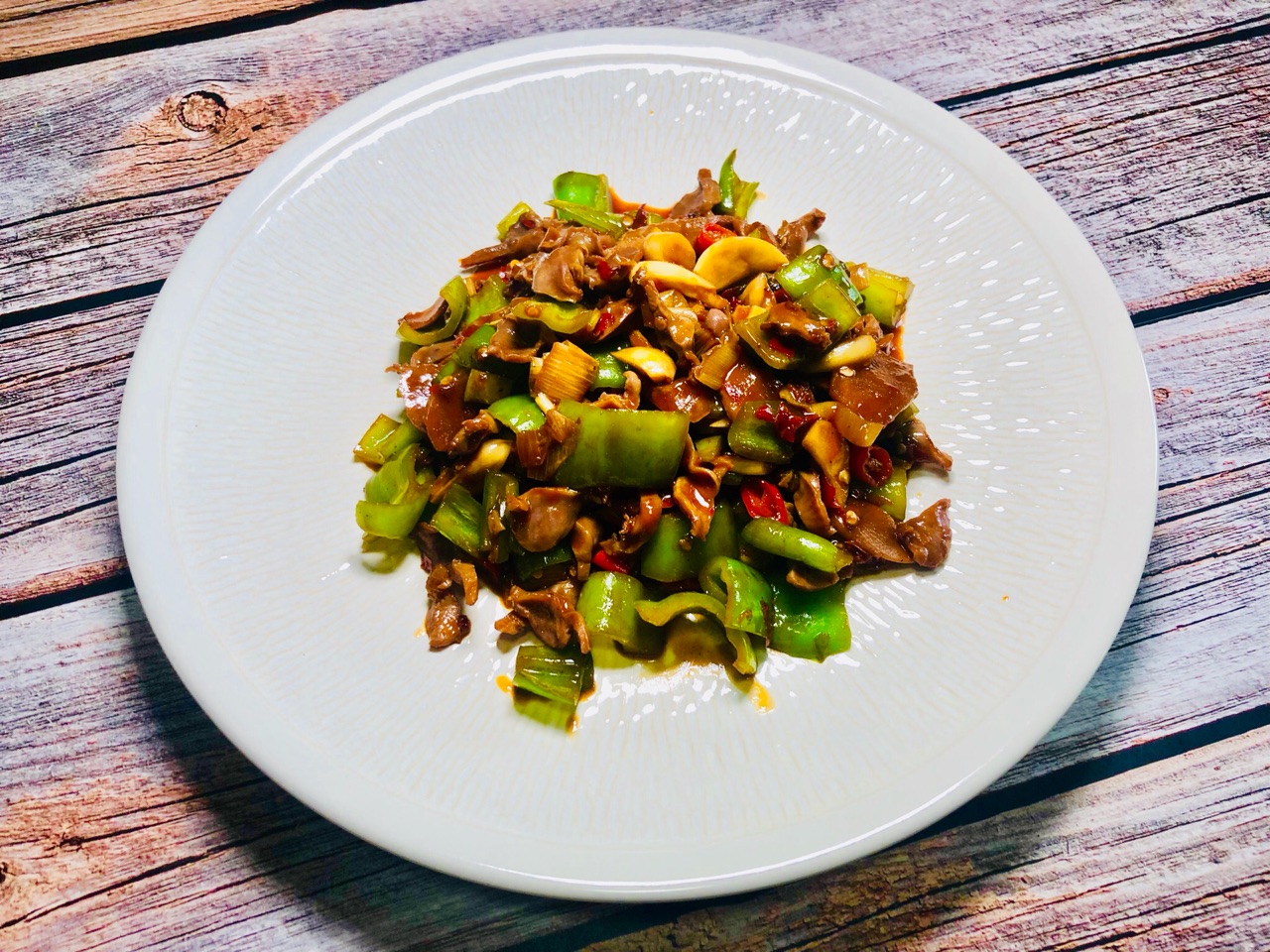 小炒鸡胗