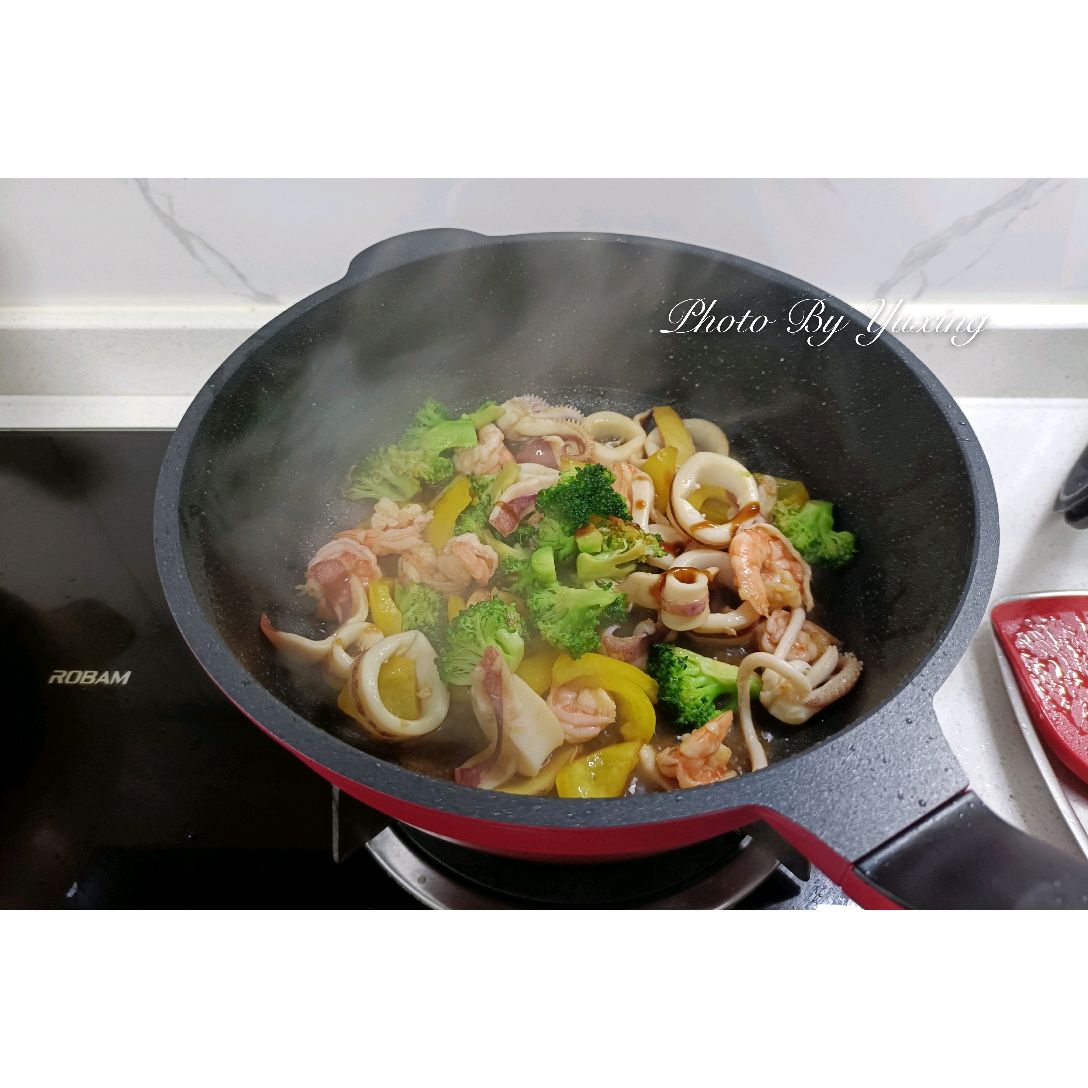小炒双鲜