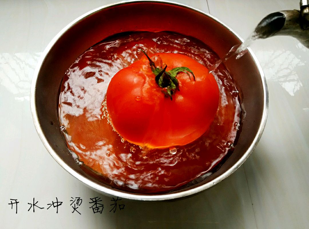 小葱番茄炒豆腐