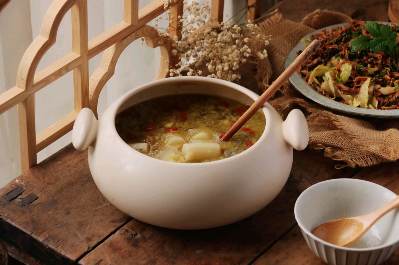 小寒进补~山药鸡汤+多味拌鸡丝