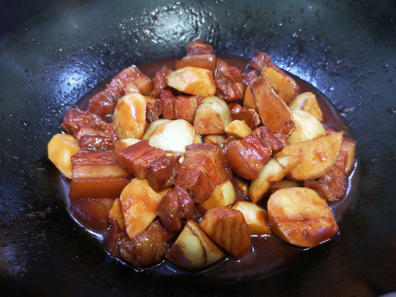 小寒温补季~慈姑红烧肉