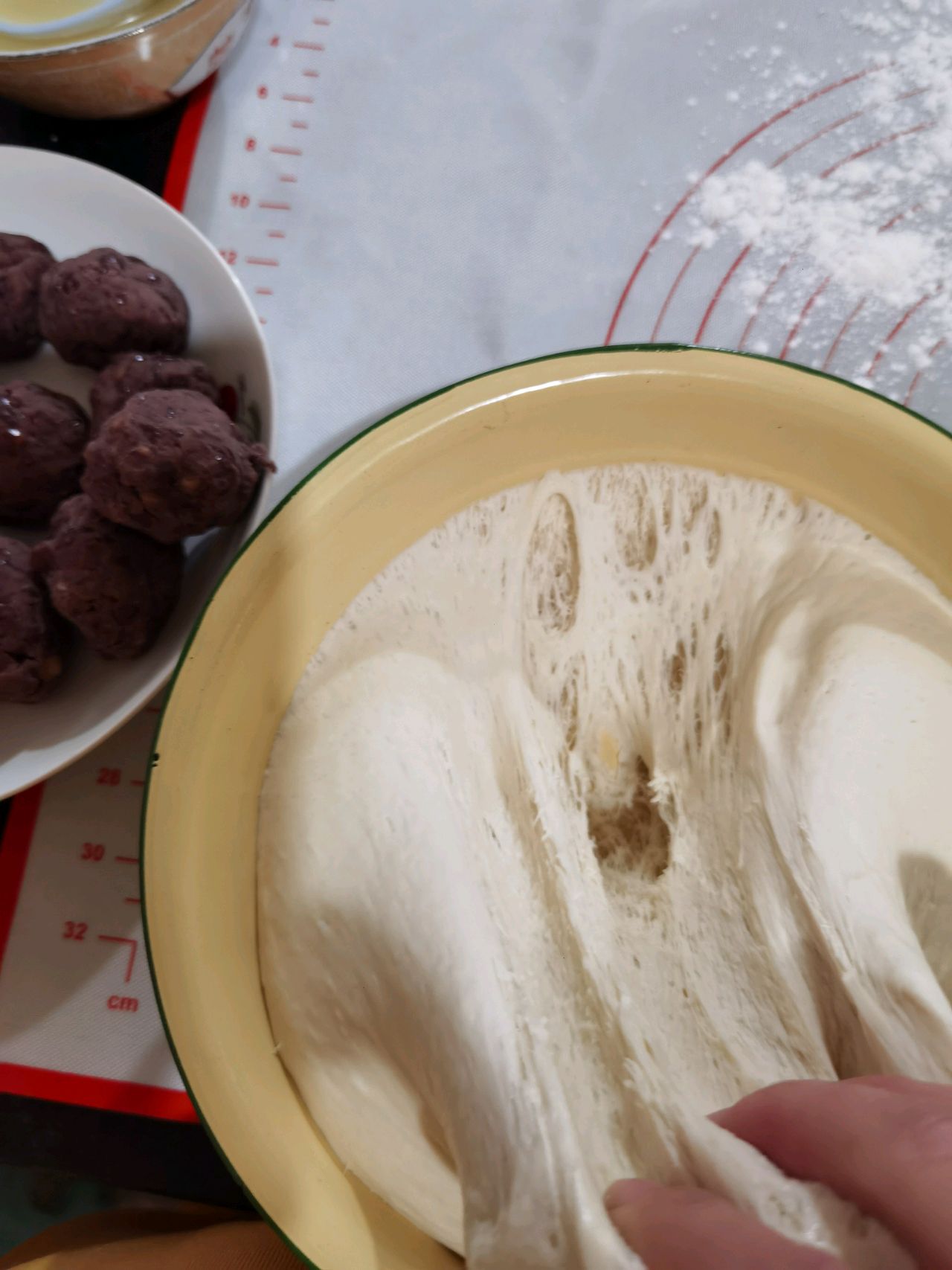 消耗豆沙馅之平底锅酥饼