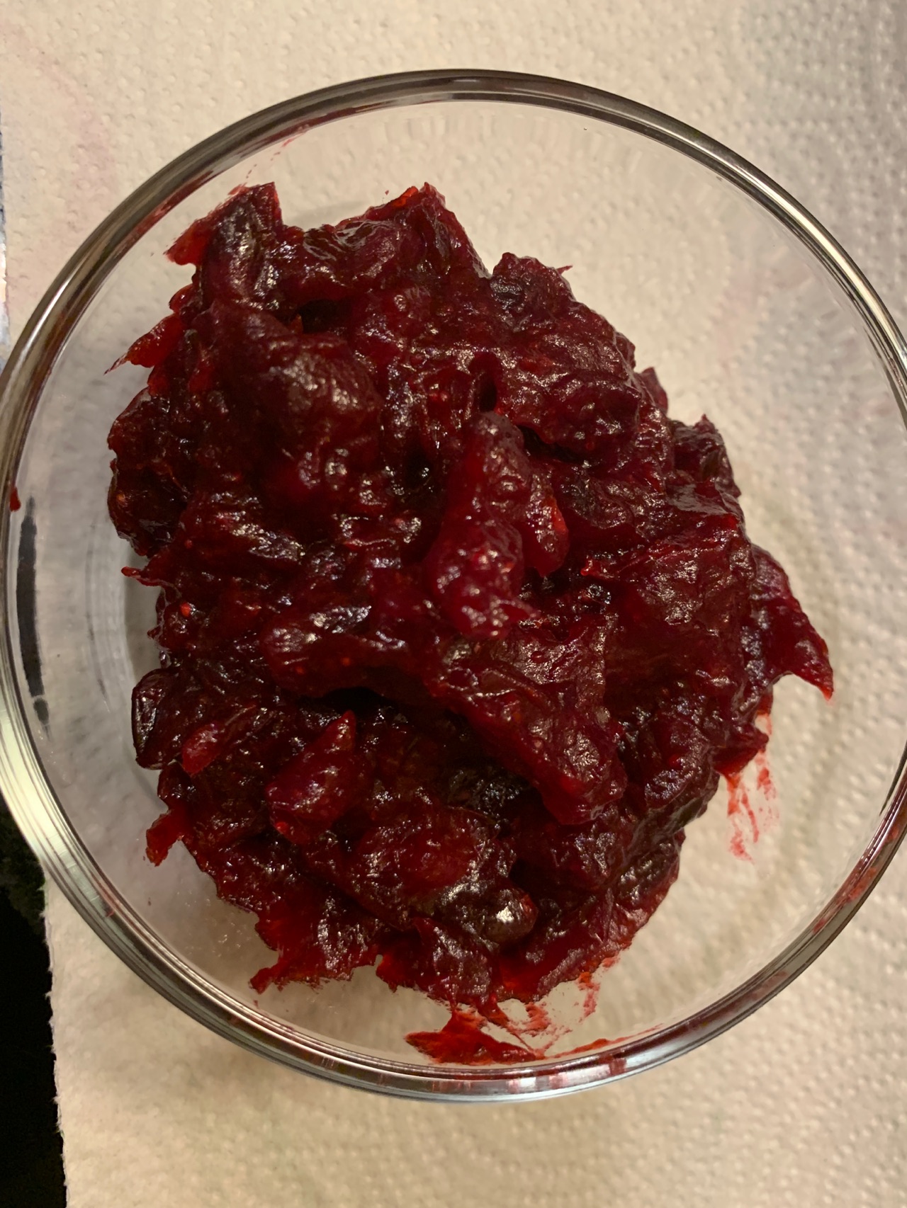 小红莓果酱