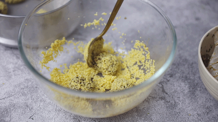 小米肉丸——如果你也想要金灿灿的团圆～