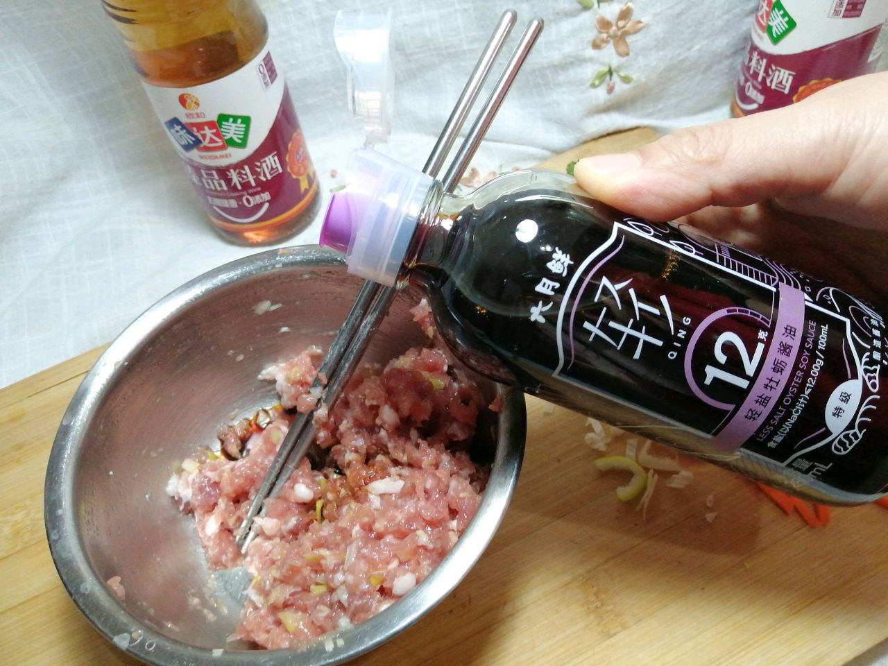 小米蒸肉丸