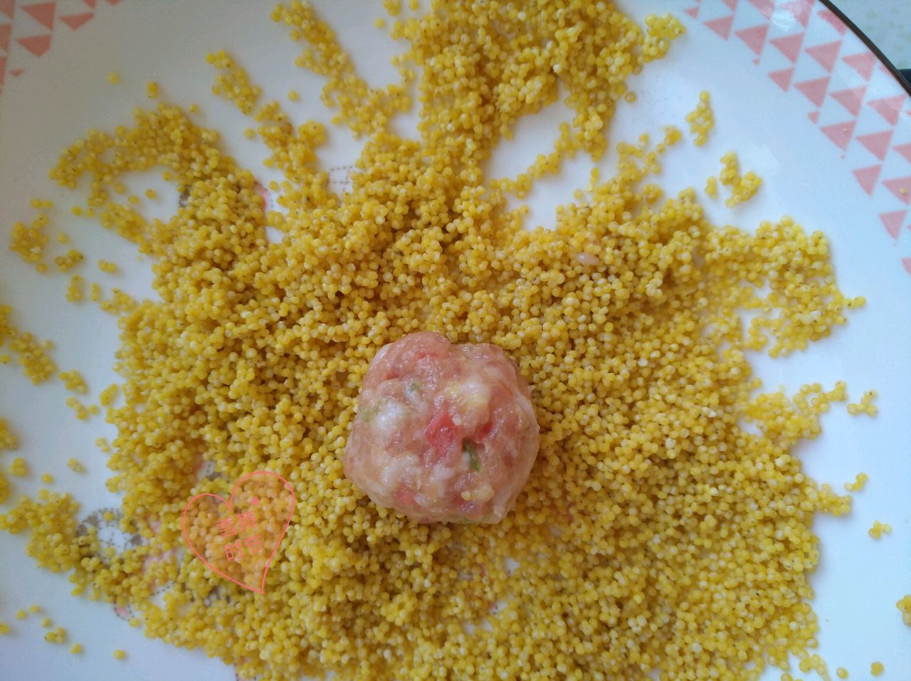 小米蒸丸子