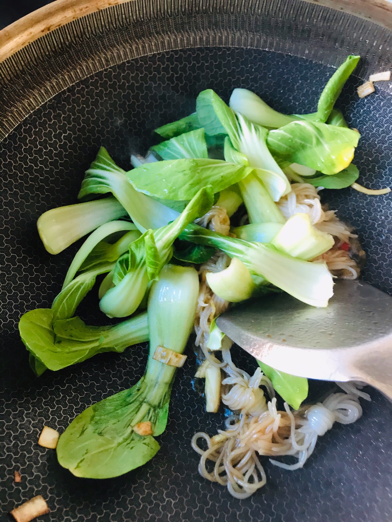 小青菜炒魔芋