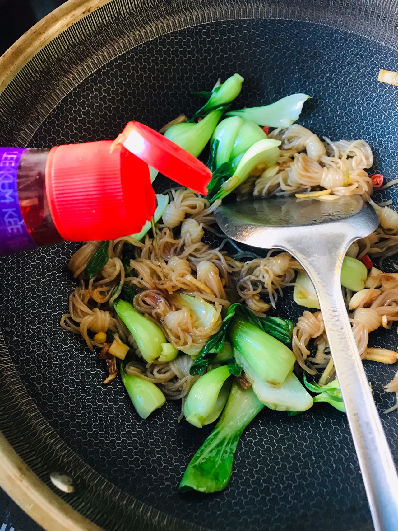 小青菜炒魔芋
