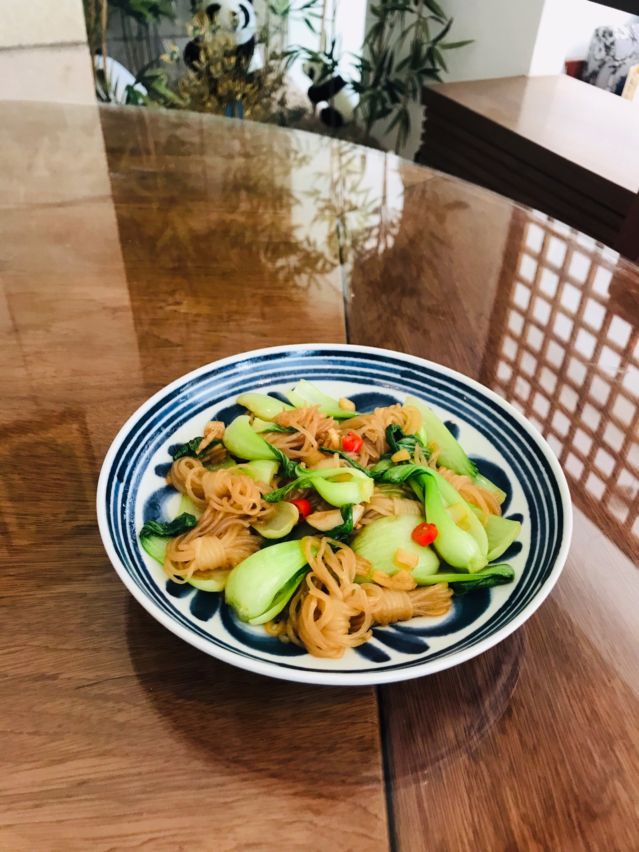 小青菜炒魔芋