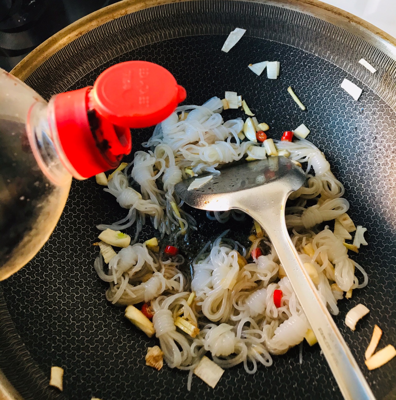 小青菜炒魔芋