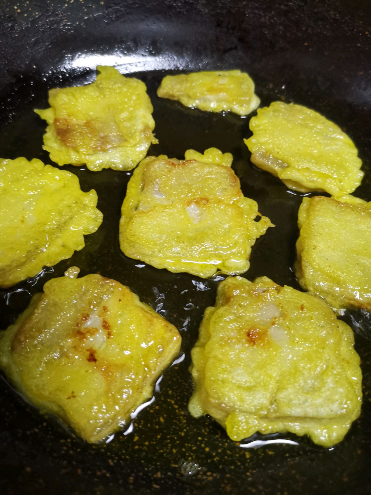 小时候的味道:煎咸肉