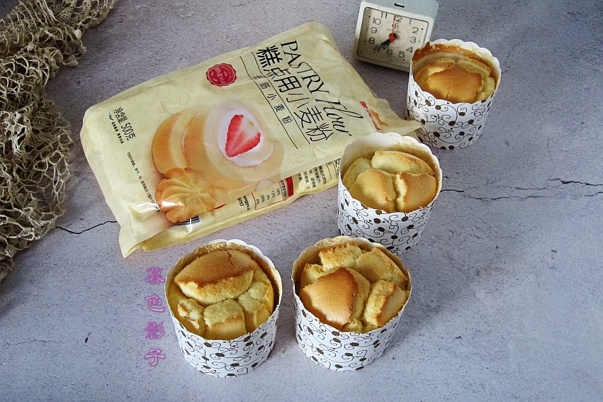 小甜点自家做,口感如云朵般轻柔