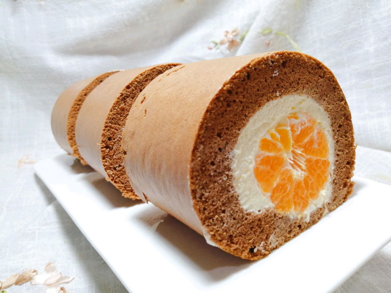 小熊巧克力蛋糕卷