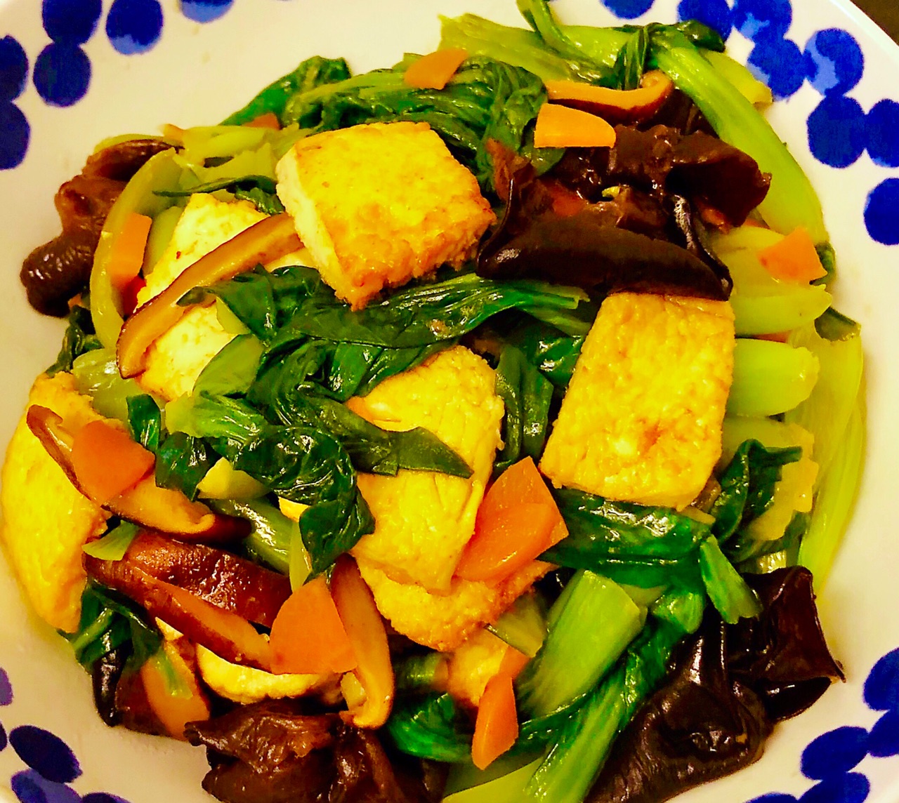 小油菜烧豆腐