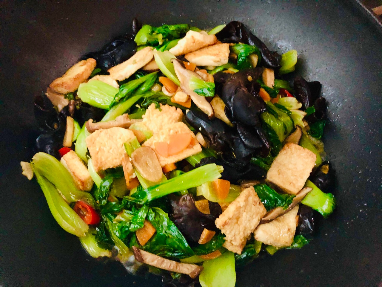 小油菜烧豆腐