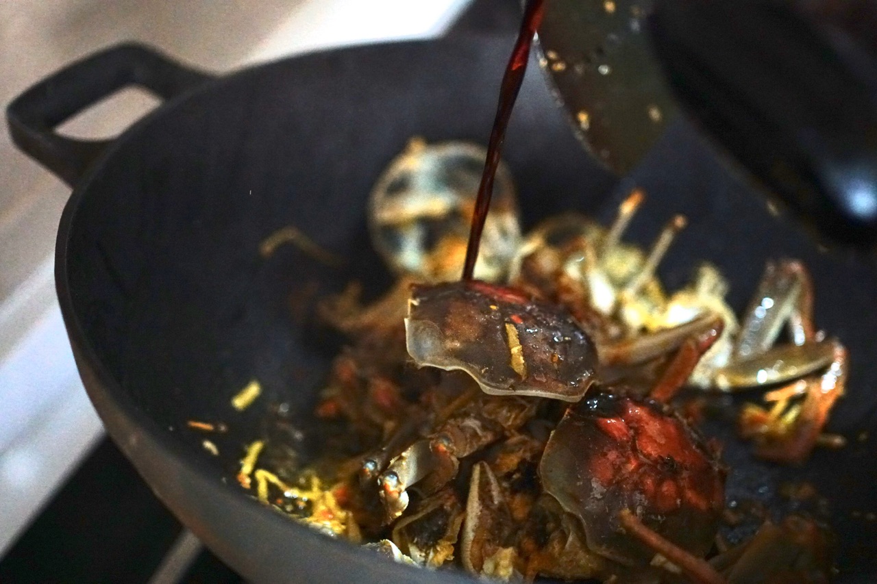 蟹炒年糕——大闸蟹的最佳吃法