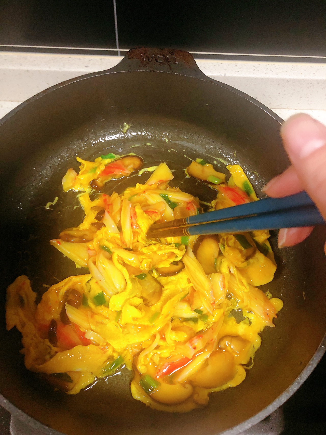 蟹肉煎蛋