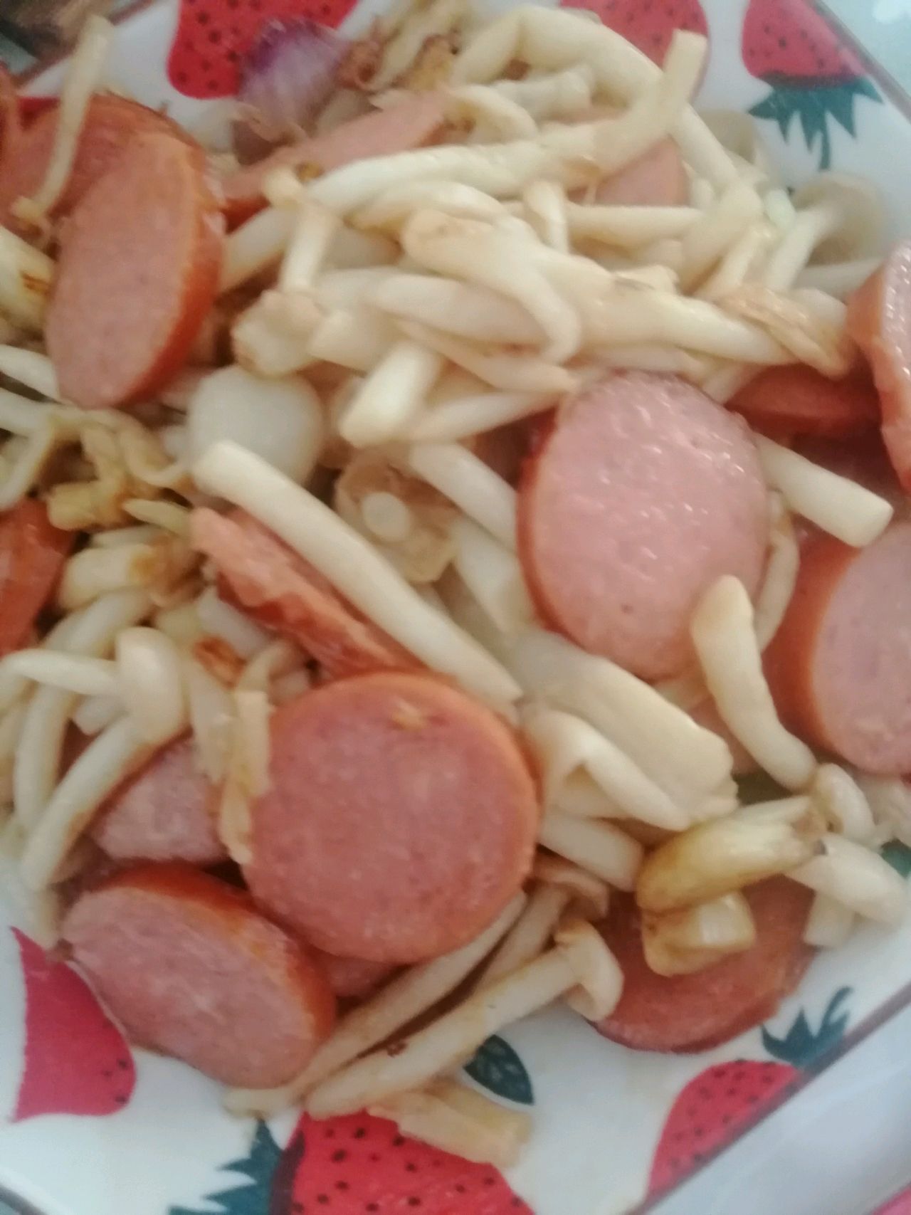蟹味菇炒香肠