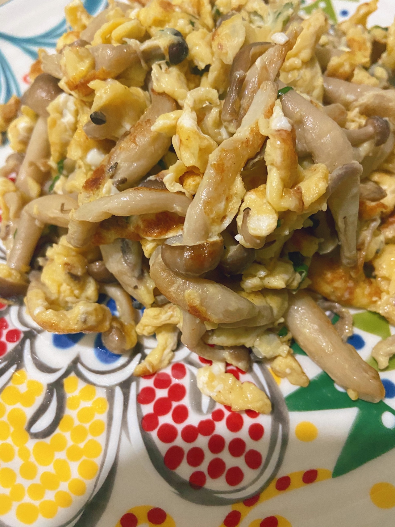 蟹味菇滑蛋