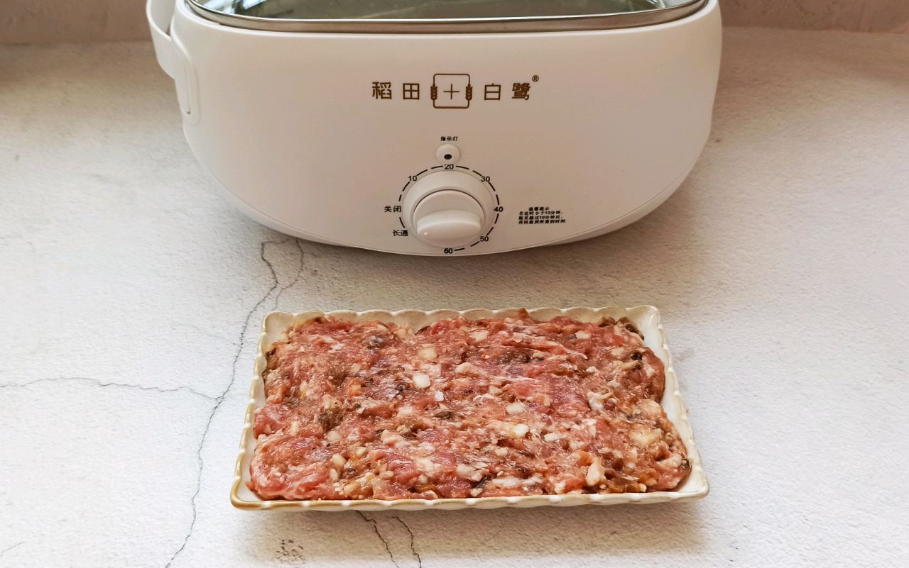 蟹蒸肉饼