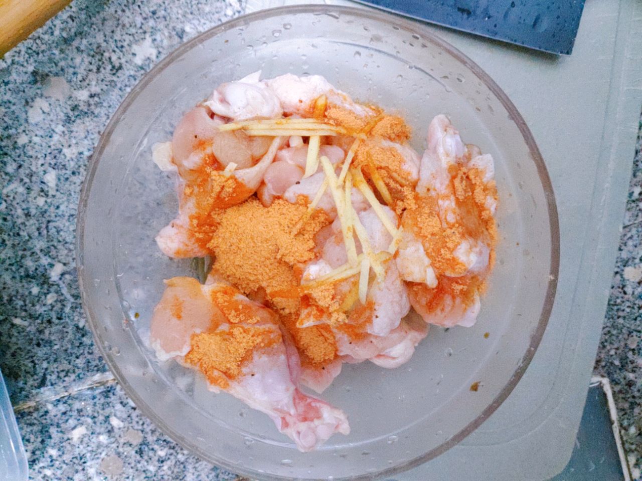 新奥尔良时蔬烩翅根