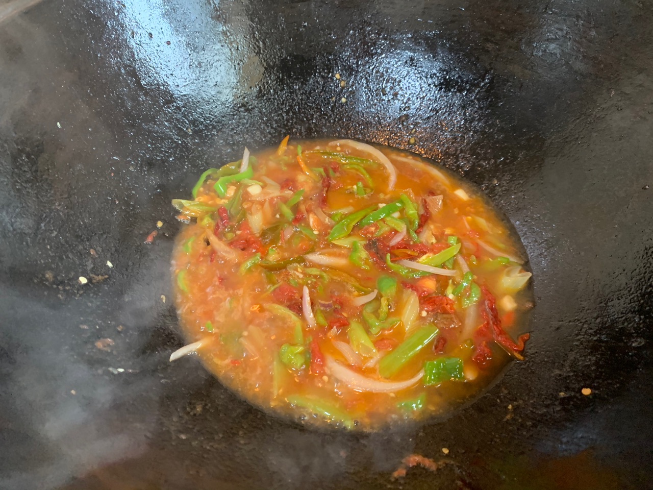 新疆西辣蛋拌面