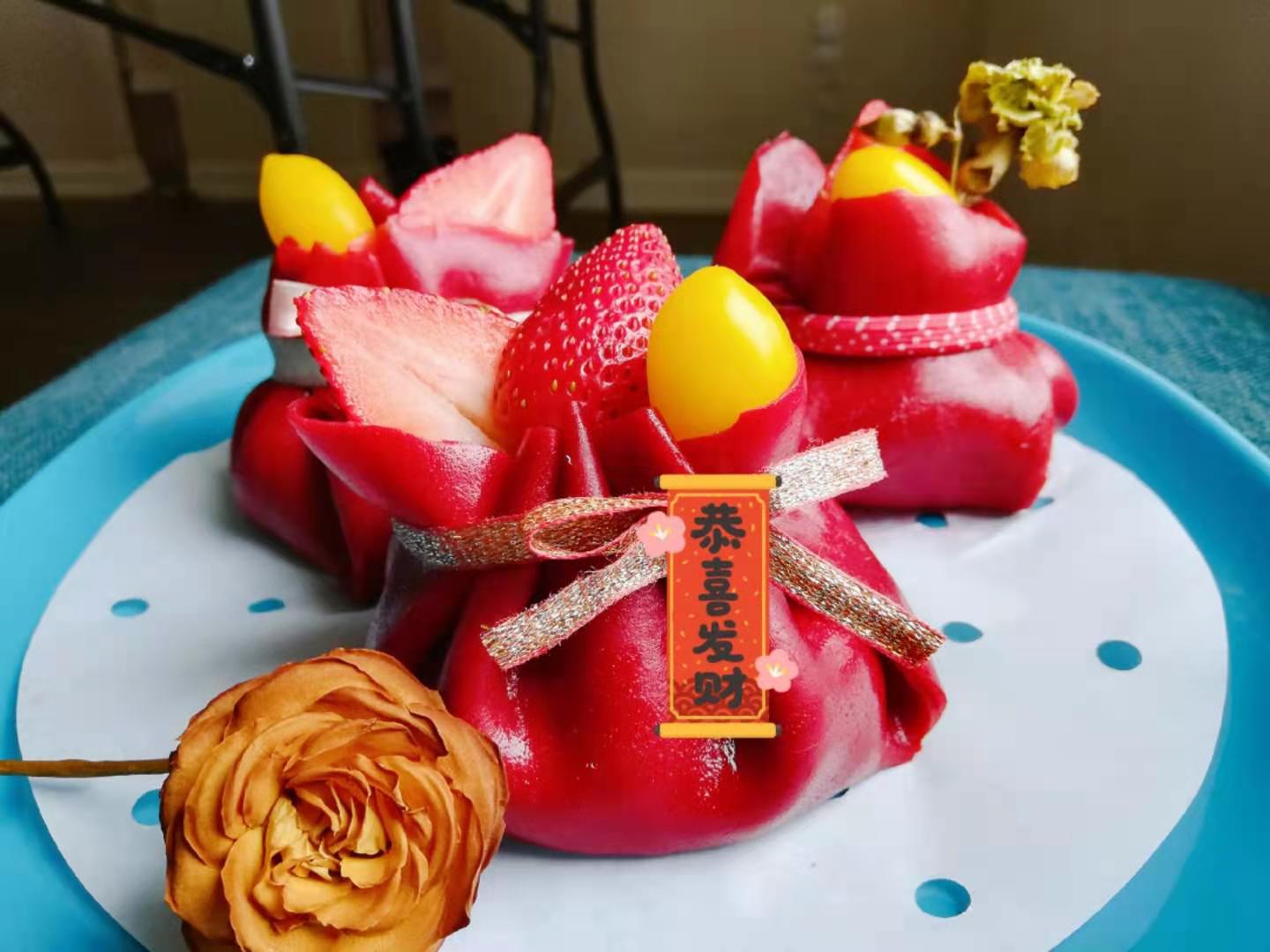 新年伴手礼 神秘的吉祥如意福袋蛋糕 原来做法超级简单又好吃