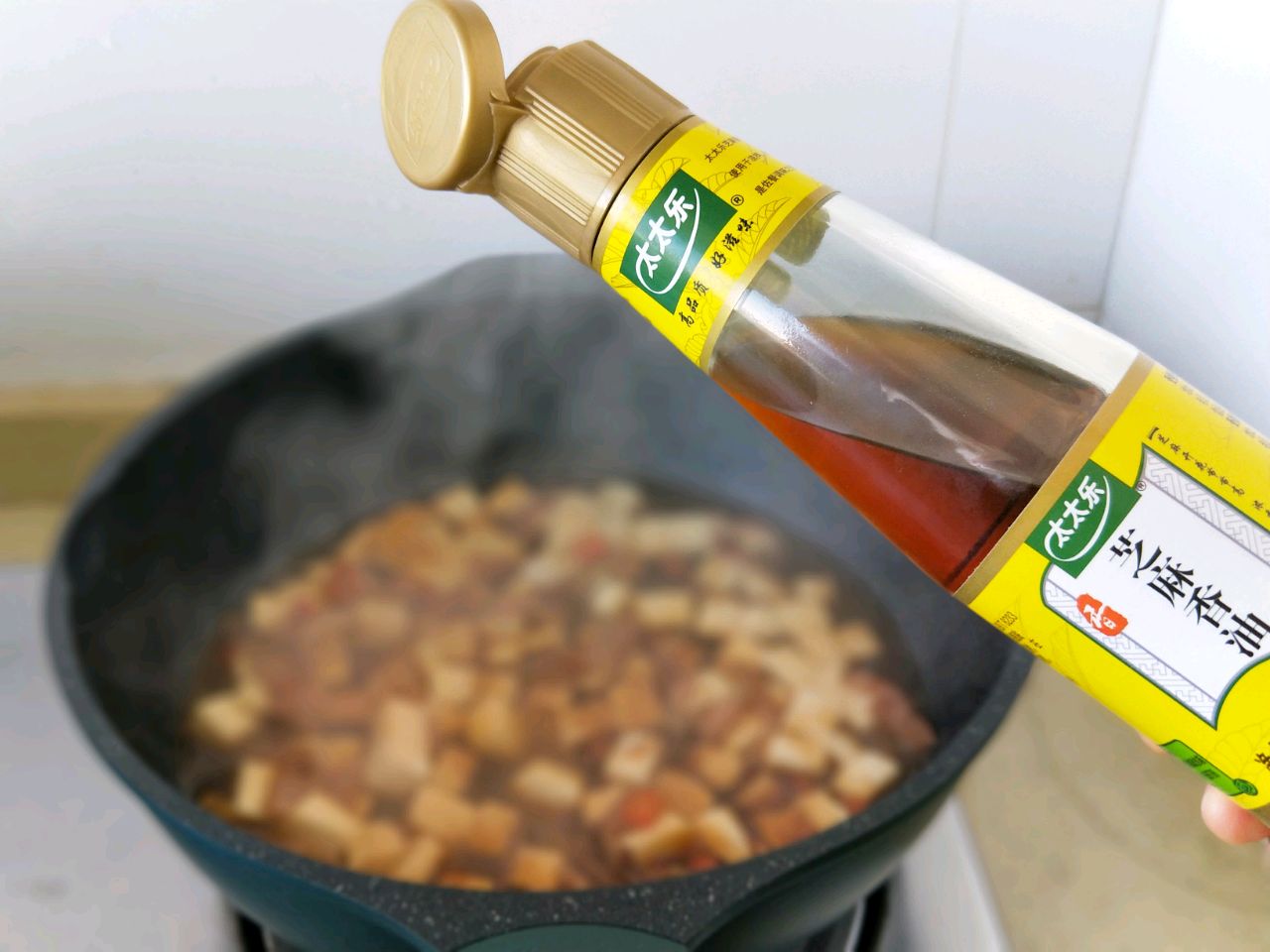 新年菜之培根煨豆腐