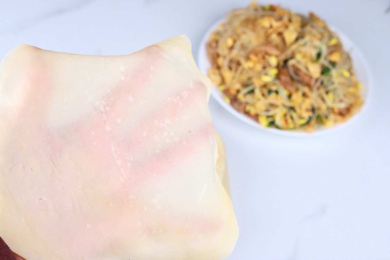 新年卷好运：鸡蛋粉丝卷春饼