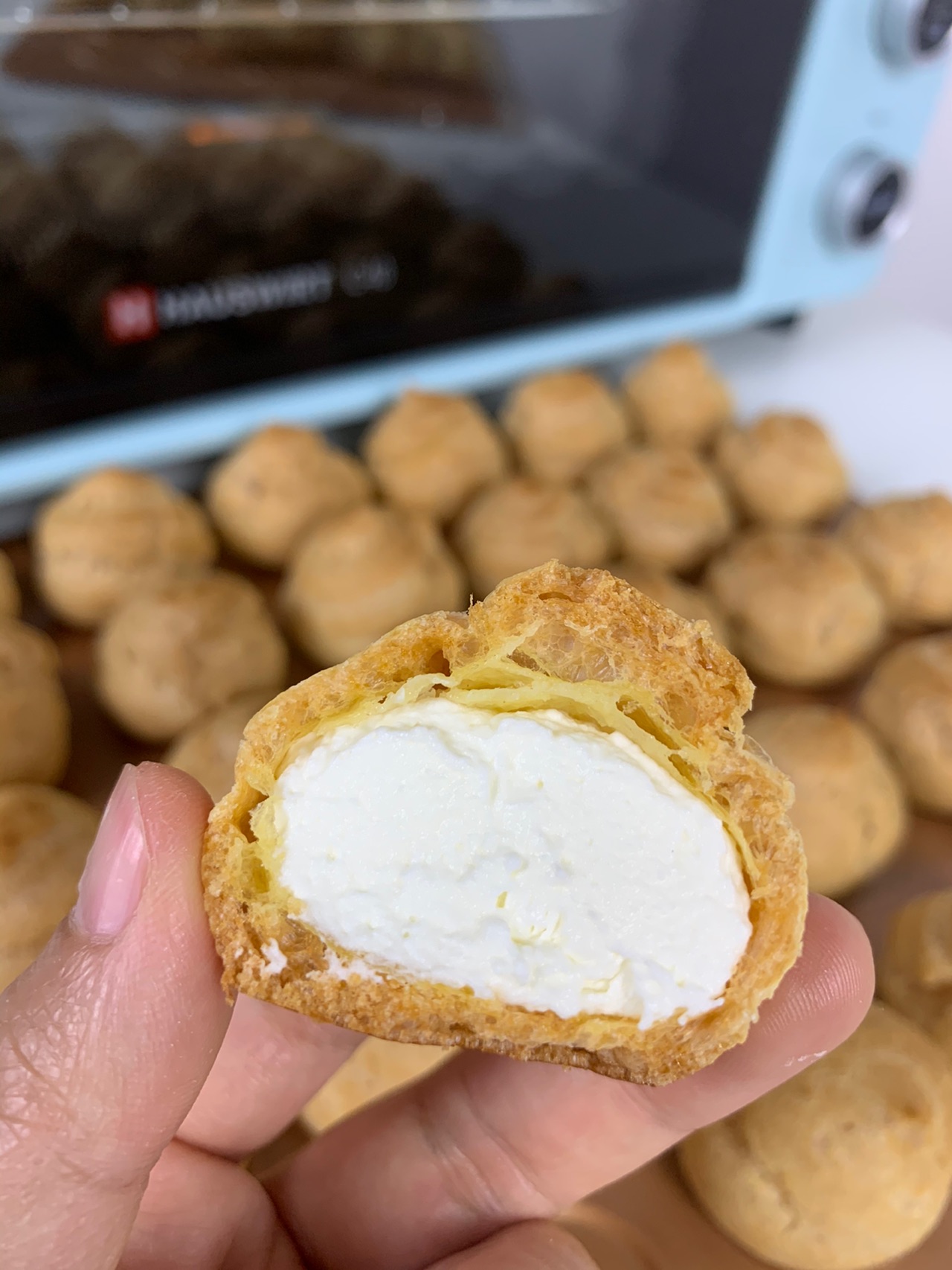 【新年宅家美食｜奶油泡芙｜一口泡芙】