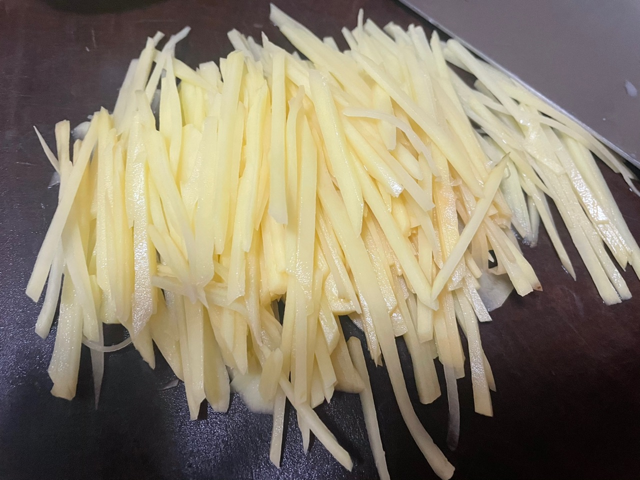 新手入门菜土豆丝炒肉丝