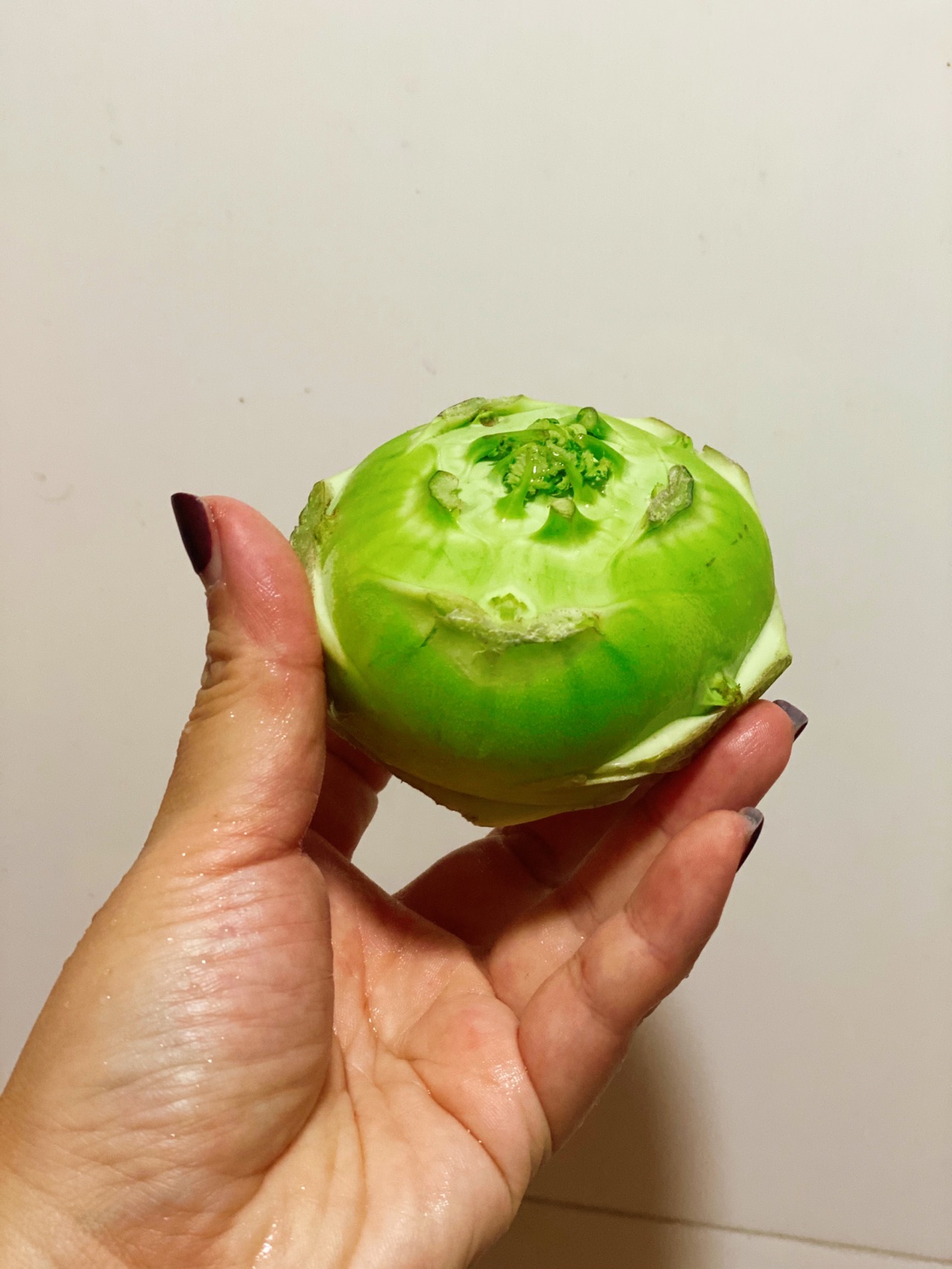 新鲜爽口的苤蓝炒肉丝