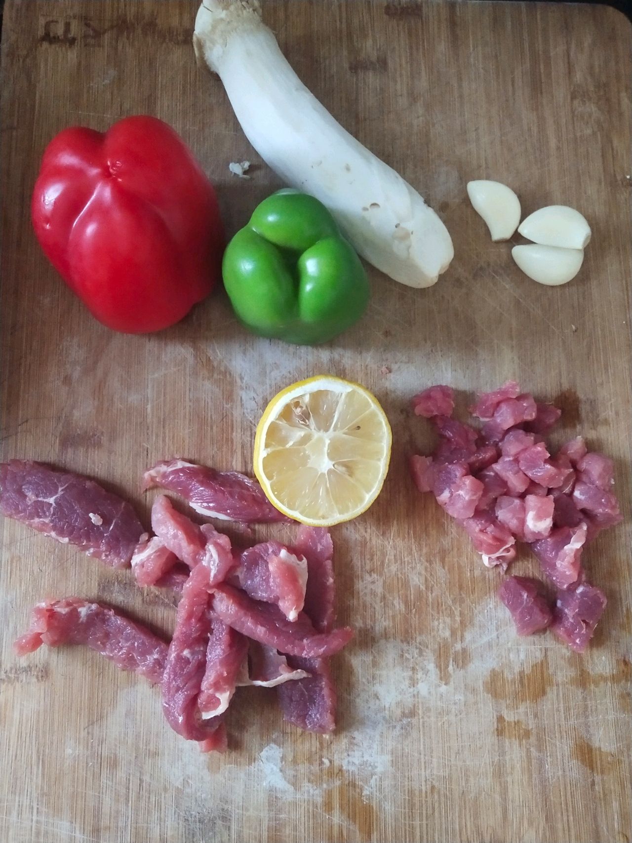 杏鲍菇炒牛肉～下饭