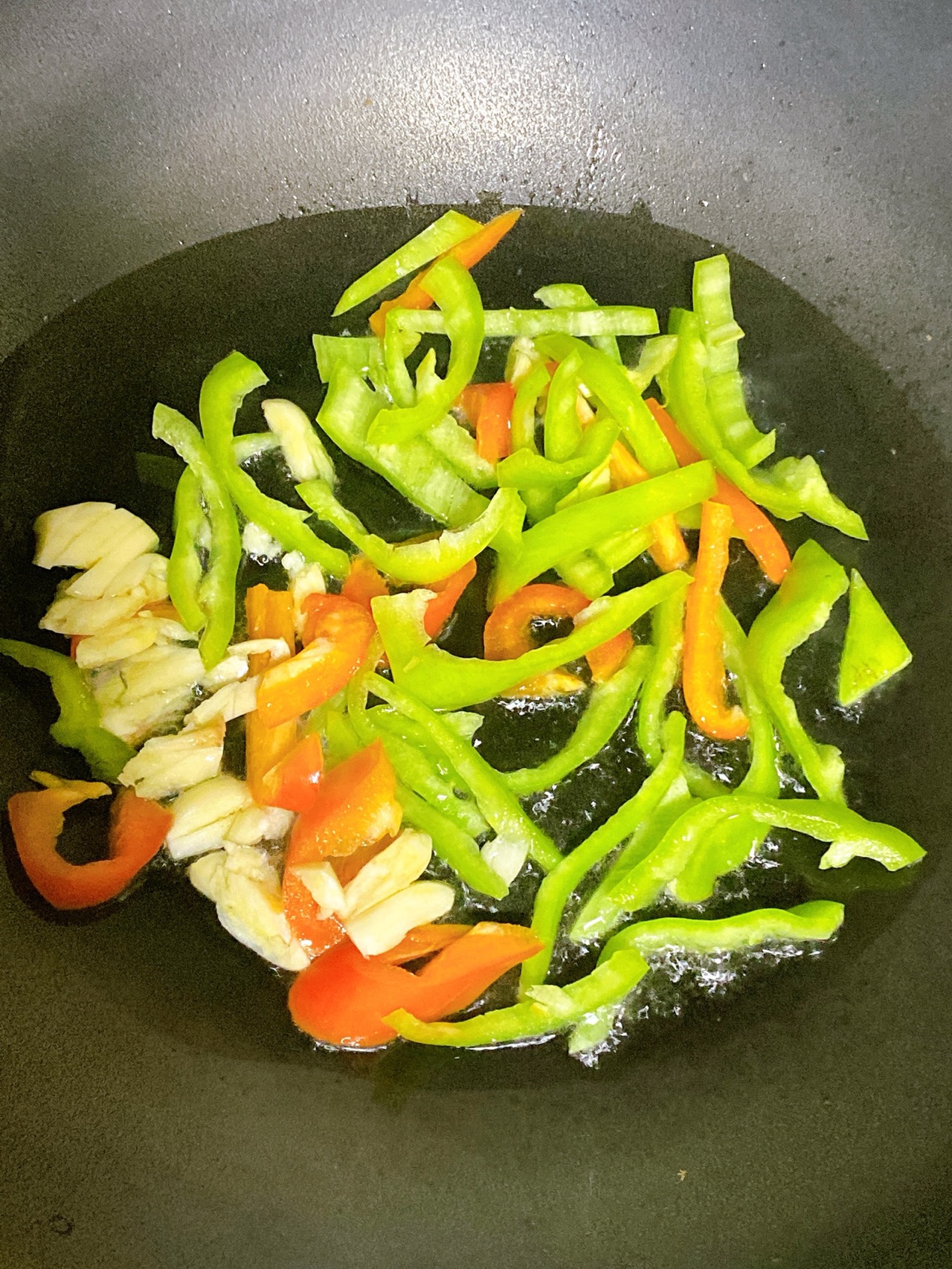 杏鲍菇炒肉丝