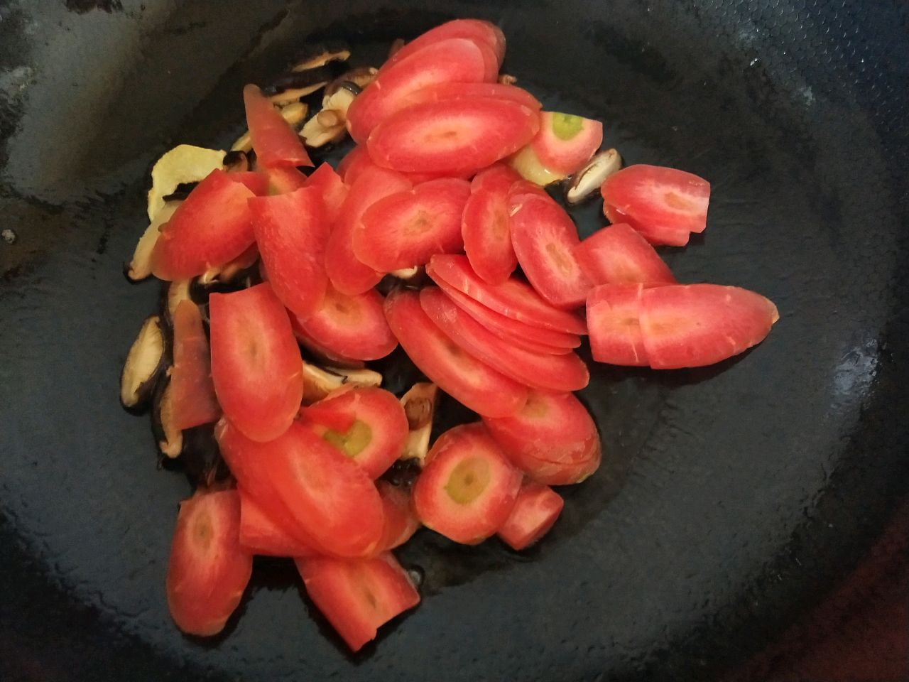杏鲍菇滑炒鸡片